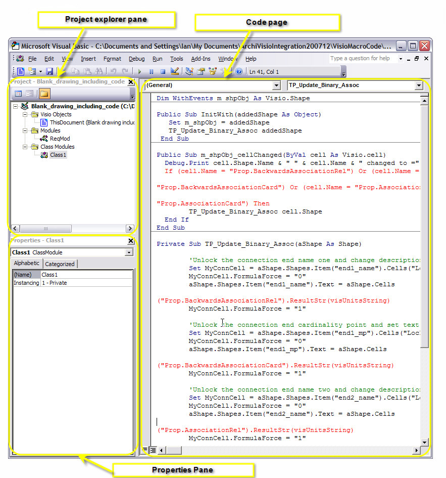 Visio-VBCode